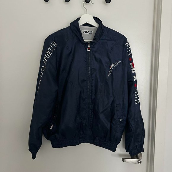 Vintage 90s Fila Italia Bomber Jacket - Picture 2 of 6